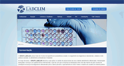 Desktop Screenshot of labclim.com.br